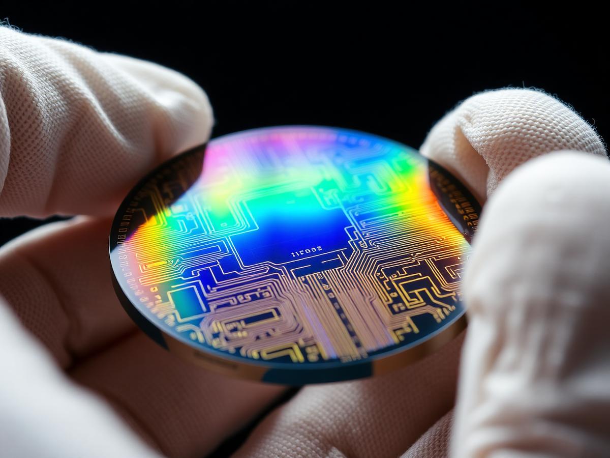 Halbleiter-Wafer im Detail